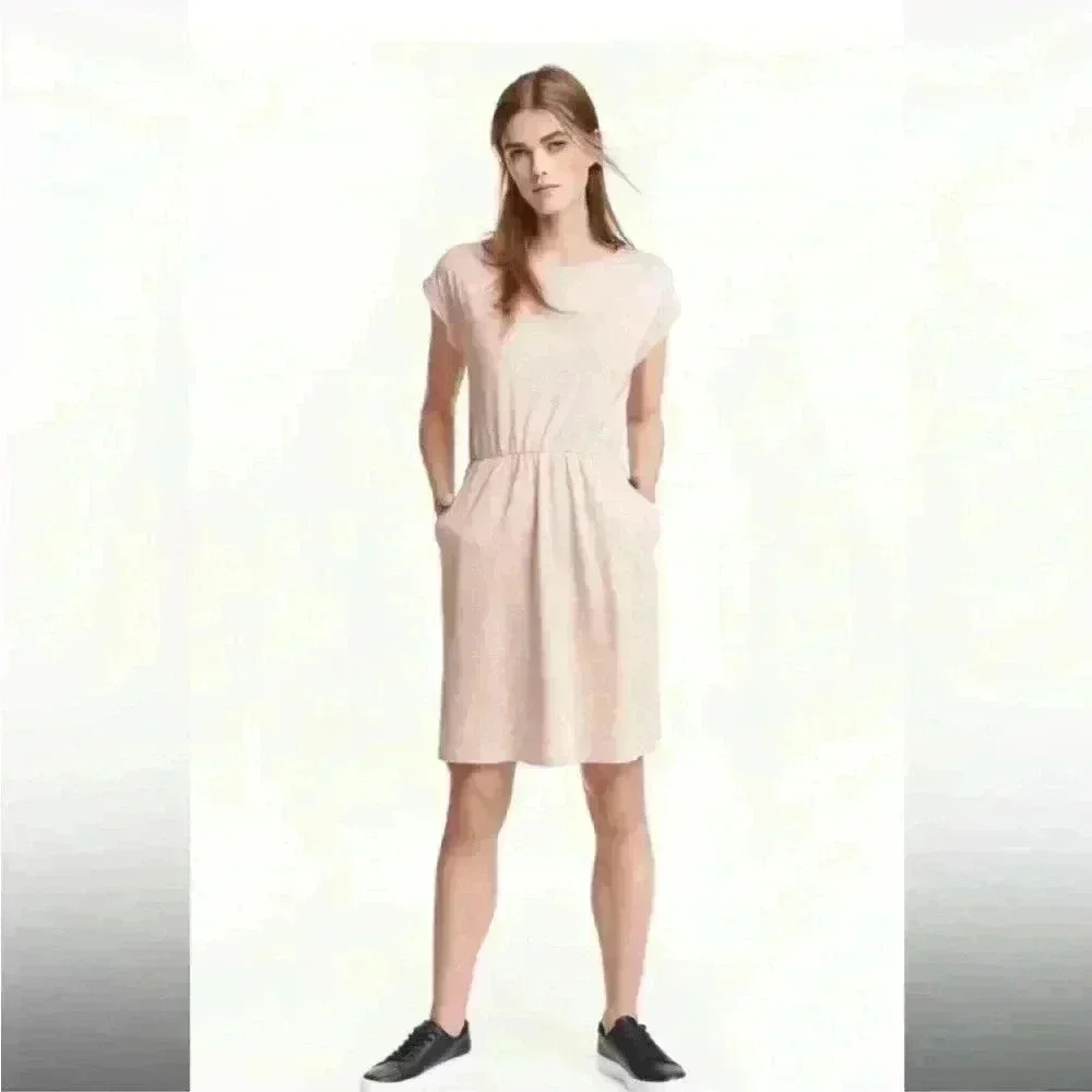 H&M Short Sleeve Jersey Dress With Pockets Size S